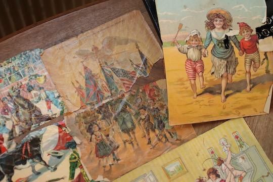 【フランス人形博物館所蔵】アーティーク　立体絵合わせブロックパズル　6図柄 フランス人形博物館所蔵】アーティーク立体絵合わせブロック
