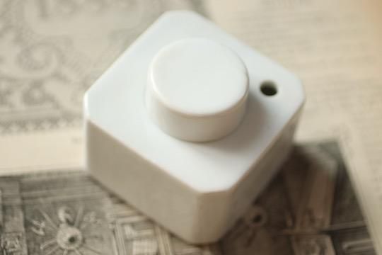 アンティーク インク壺 ペン立て