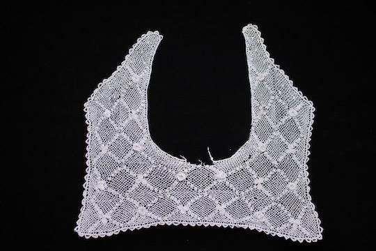 アイリッシュクロッシェレース つけ襟 9x54cm - フランス