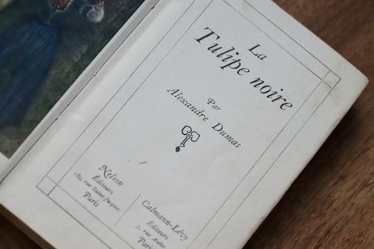 フランス古書 NELSON(ネルソン)社 LA TULIPE NOIRE(黒 フランス古書 NELSON(ネルソン)社 LA TULIPE NOIRE(黒
