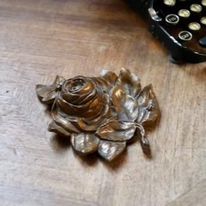 フランスアンティーク インクポット インク壺 花柄 ペン置き 小物入れ フランスアンティーク インクポット インク壺 花柄 ペン置き 小物入れ