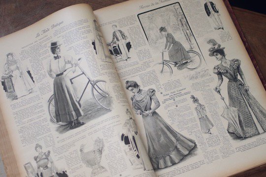 ランキング受賞 アンティーク 1898年 フランスのファッション新聞 最高 