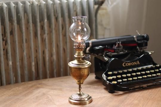 アンティーク オイルランプ LAMPE-PIGEON社
