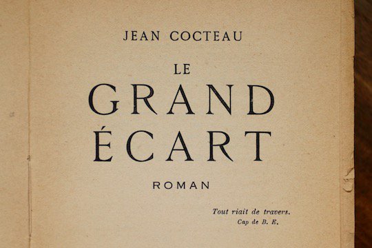 フランス古書 LE GRAND ECART - JEAN COCTEAU（ジャン・コクトー）著