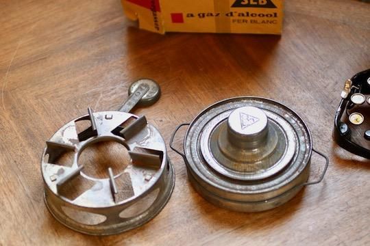 キャンプ アンティーク アルコールストーブ アルコールバーナー