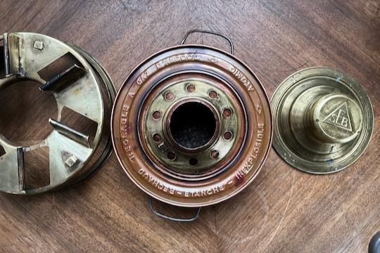 キャンプ アンティーク アルコールストーブ アルコールバーナー
