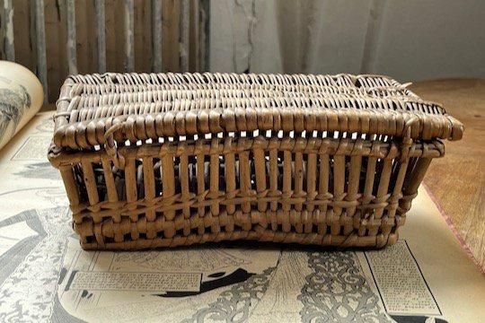 低価格で大人気の フランスアンティーク フランスアンティーク - ミニバスケット アンティーク雑貨