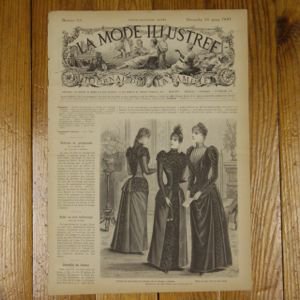 モード新聞 LA MODE ILLUSTREE（ラ・モード・イリュストレ）1891年3月