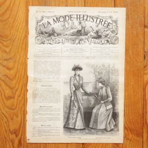 モード新聞 LA MODE ILLUSTREE（ラ・モード・イリュストレ）1891年8月2日 - フランスアンティーク雑貨 Mille Chats