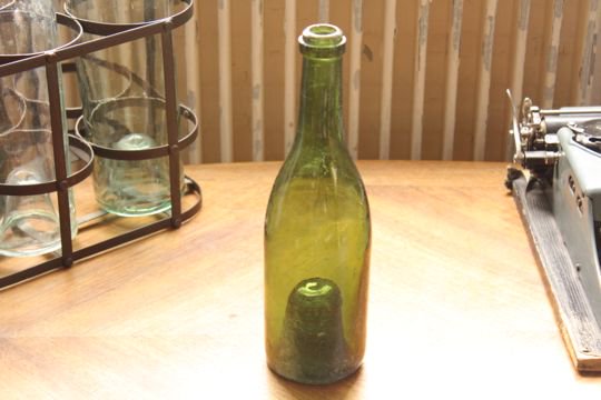 フランスアンティーク　ガラスボトル