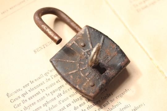 フランスアンティーク　南京錠 フランスアンティーク雑貨 南京錠（パドロックキー） インテリア