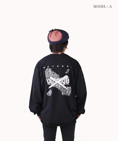 OUTRAGE × SIDEMILITIAinc.【 30th ANNIVERSARY L/S T-SHIRTS
