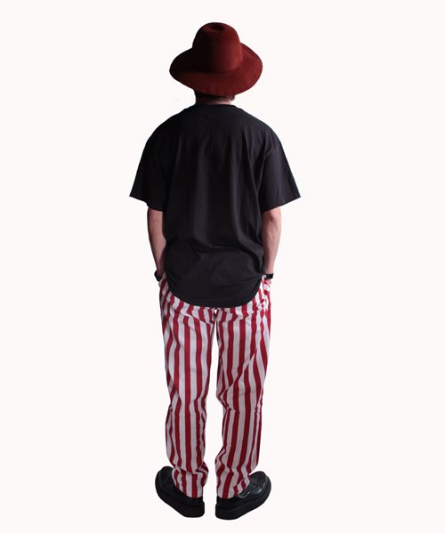 COOKMAN / クックマン ｜ CHEF PANTS / WIDE STRIPE (RED)：チーフパンツ　商品画像12