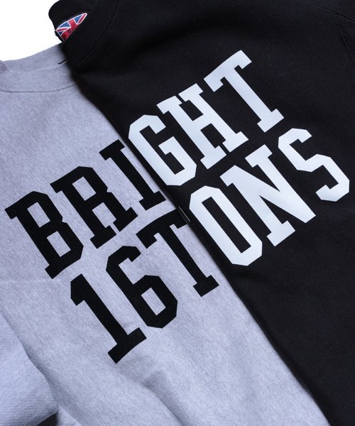 RALEIGH / ラリー（RED MOTEL / レッドモーテル） ｜ RALEIGH ”BRIGHT 16TONS” REVERSE WEAVE C/N SWEAT (BLACK)　商品画像4