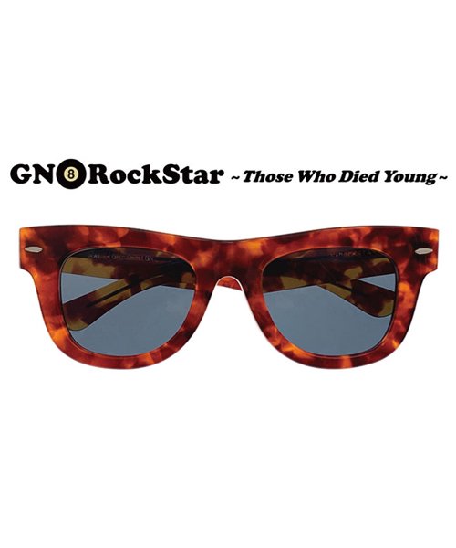 RALEIGH / ラリー REDMOTEL / レッドモーテル【 GN8 ROCKSTAR “THOSE WHO DIED YOUNG” EYE  GLASSES (AMBER SMOKE) 】- SIDEMILITIA inc.の通販サイト