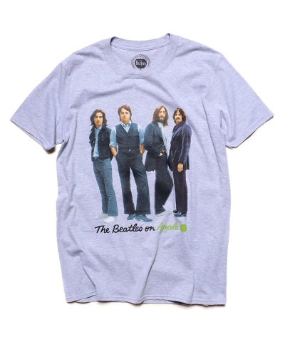 Official Artist Goods / バンドTなど / THE BEATLES / ビートルズ：BEATLES ON APPLE ICONIC T-SHIRT (ASH GRAY)　