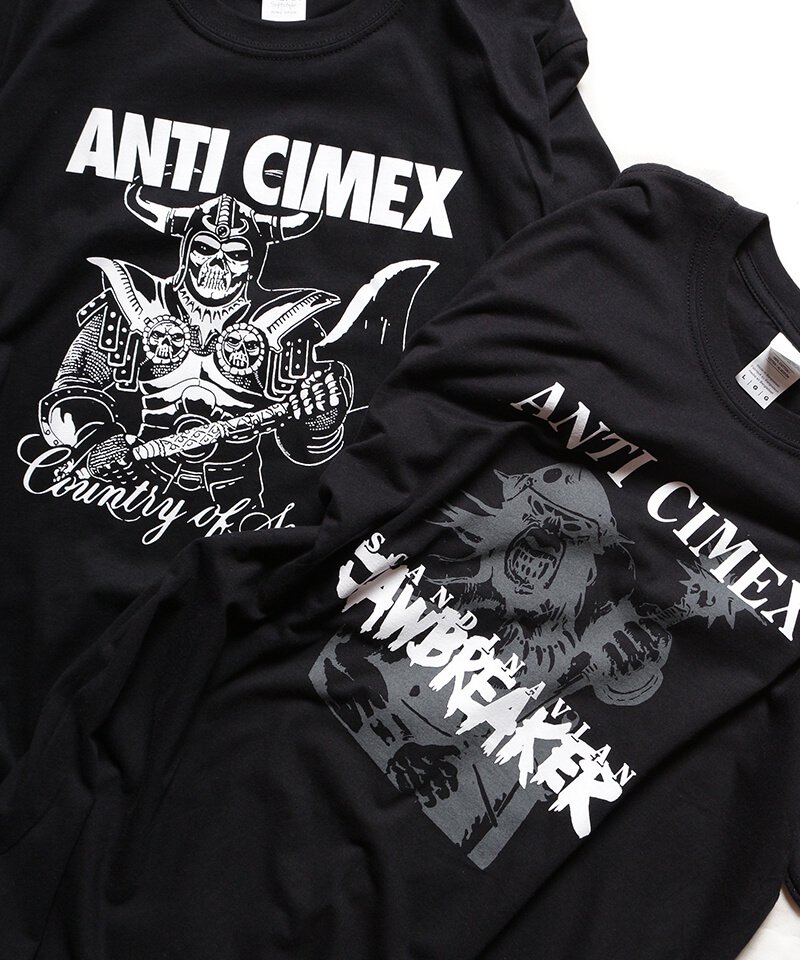 ANTI CIMEX / アンチ サイメックス【 SCANDINAVIAN JAWBREAKER T-SHIRT (BLACK) 】】-  SIDEMILITIA inc.の通販サイト