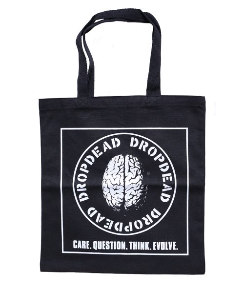 DROPDEAD / ドロップデッド【 BRAIN TOTE BAG（BLACK）】- SIDEMILITIA inc.の通販サイト