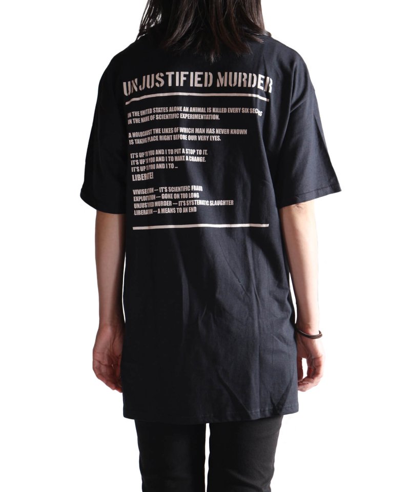 Official Artist Goods / バンドTなど ｜DROPDEAD / ドロップデッド：UNJUSTIFIED MURDER T-SHIRT (BLACK)商品画像13