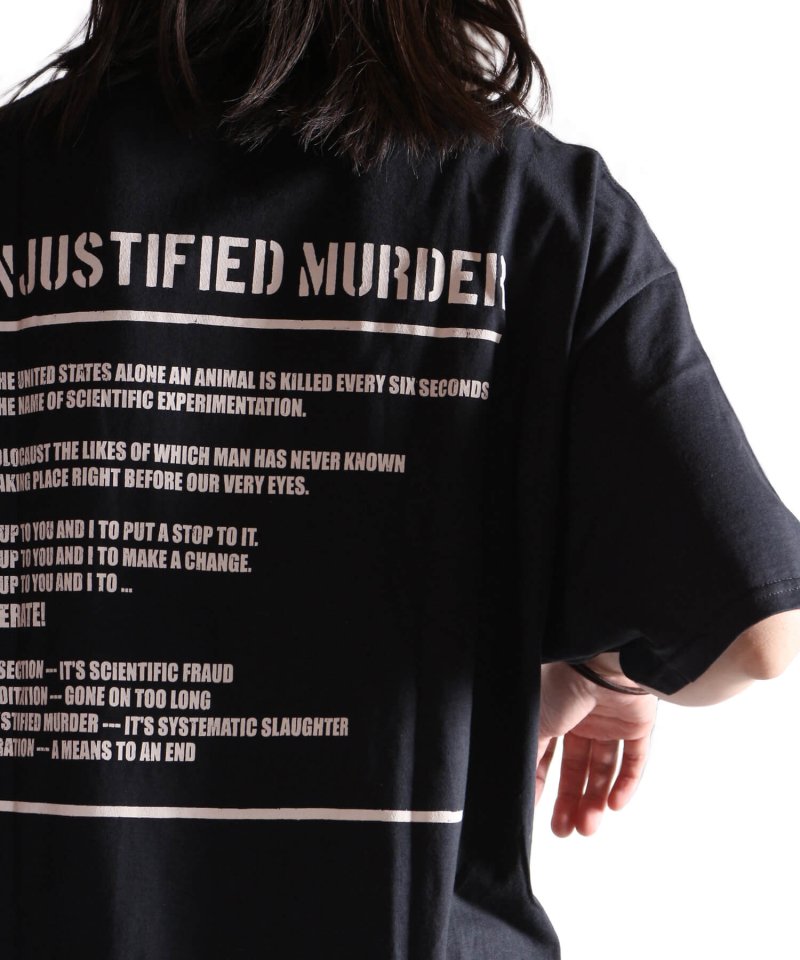 DROPDEAD / ドロップデッド【 UNJUSTIFIED MURDER T-SHIRT（BLACK）】- SIDEMILITIA  inc.の通販サイト
