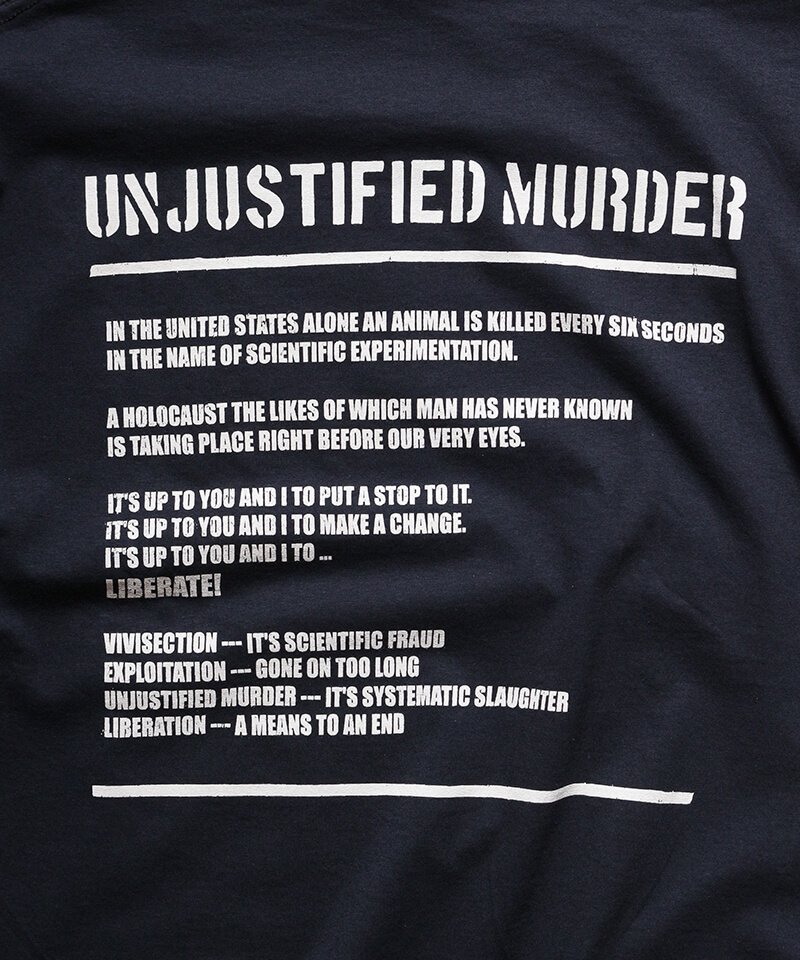 Official Artist Goods / バンドTなど ｜DROPDEAD / ドロップデッド：UNJUSTIFIED MURDER T-SHIRT (BLACK)商品画像3