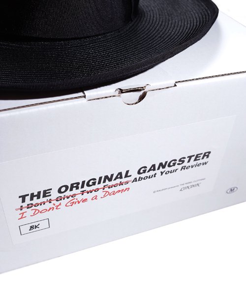 RALEIGH / ラリー（RED MOTEL / レッドモーテル） ｜ THE ORIGINAL GANGSTER “I Don’t Give a Damn” BLADE HAT（BLACK）商品画像7