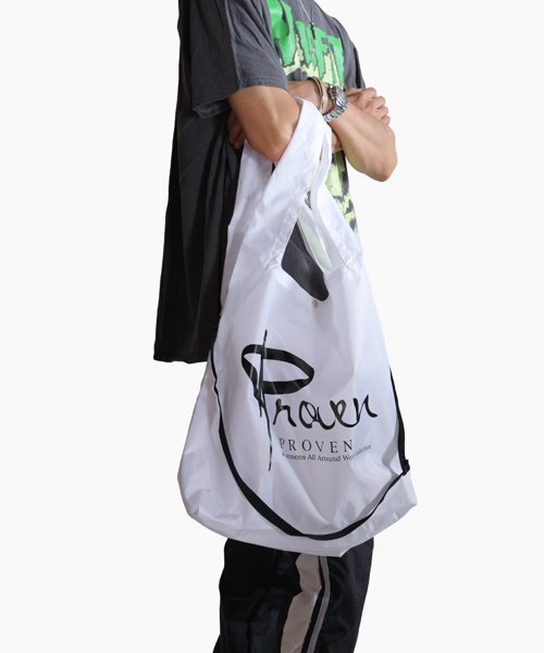 Official Artist Goods / バンドTなど ｜SIDEMILITIA inc. / サイドミリティア　 RIP-STOP  SHOULDER MARCHE ECO BAG（WHITE）商品画像9