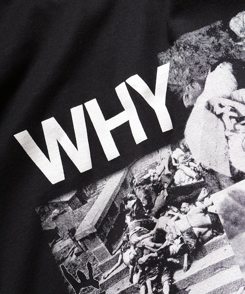 Official Artist Goods / バンドTなど ｜DISCHARGE / ディスチャージ：WHY？ T-SHIRT (BLACK)商品画像3