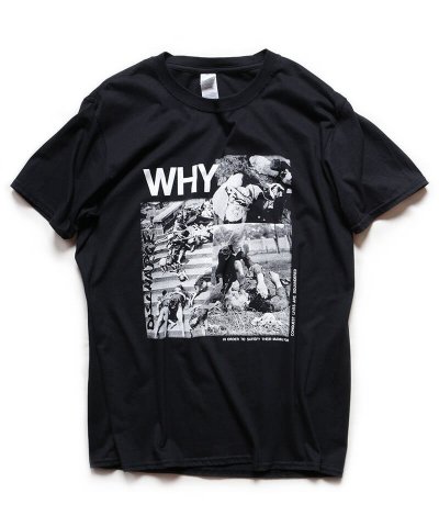 Official Artist Goods / バンドTなど / DISCHARGE / ディスチャージ：WHY？ T-SHIRT (BLACK)