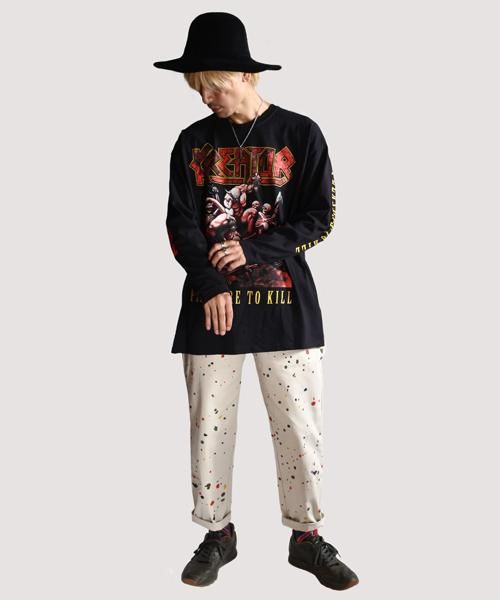 KREATOR / クリエイター・クリーター【 PLEASURE TO KILL LONGSLEEVE SHIRT（BLACK）】-  SIDEMILITIA inc.の通販サイト