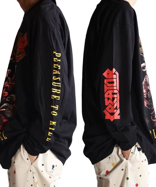 Official Artist Goods / バンドTなど |KREATOR / クリエイター・クリーター:PLEASURE TO KILL LONGSLEEVE SHIRT (BLACK)商品画像9