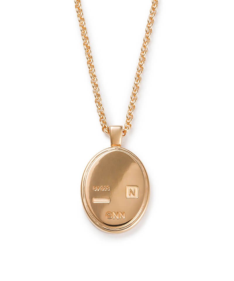 NIL DUE / NIL UN TOKYO / ニル デュエ / ニル アン トーキョー ｜ CARVED SEAL NECKLACE (GOLD)　商品画像1