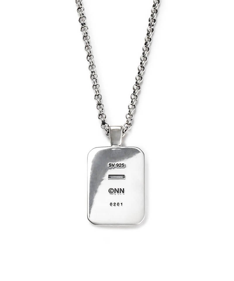 NIL DUE / NIL UN TOKYO / ニル デュエ / ニル アン トーキョー ｜ INITIAL AQUARE NECKLACE (SILVER)　商品画像2