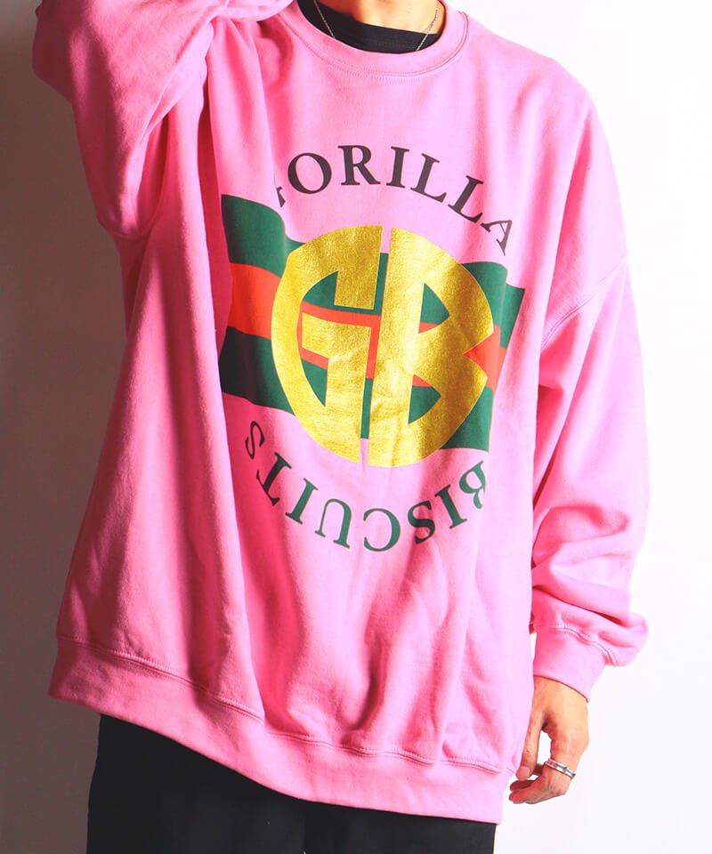 GORILLA BISCUITS / ゴリラ ビスケッツ（２色展開）【 GUCCI CREWNECK SWEATSHIRT (GLITTER  AZALEA) 】- SIDEMILITIA inc.の通販サイト