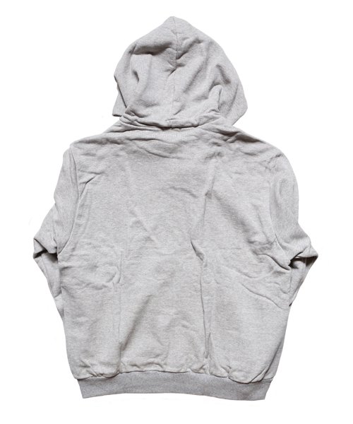RALEIGH / ラリー（RED MOTEL / レッドモーテル） ｜ “TO CUT A LONG STORY SHORT” ASYMMETRIC ZIP HOODIE (GY)　商品画像1