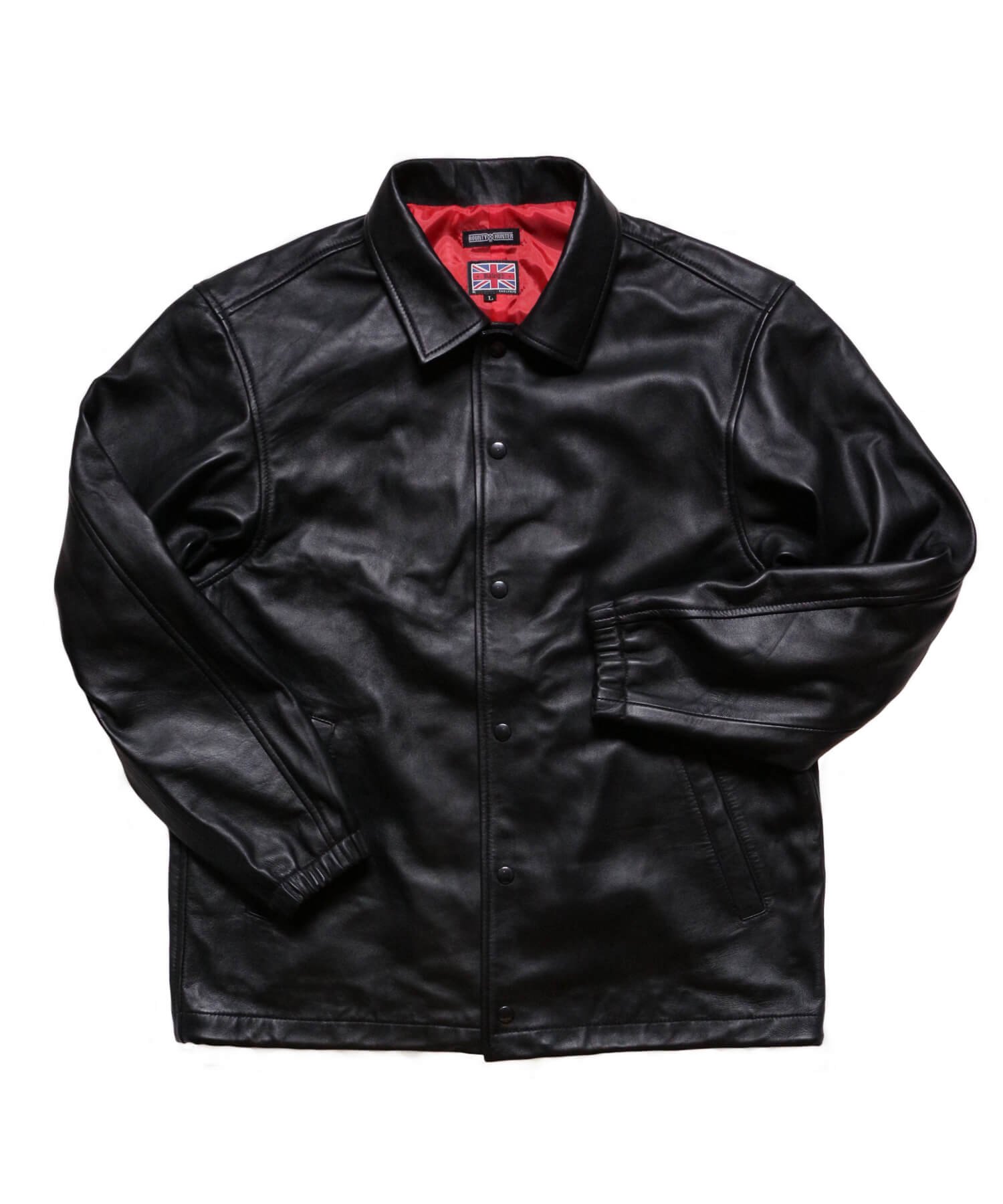 RALEIGH / ラリー（RED MOTEL / レッドモーテル） ｜ RALEIGH x BOUNTY HUNTER “DAWNING OF A NEW ERA” LEATHER COACH JACKET (LDN1999)商品画像
