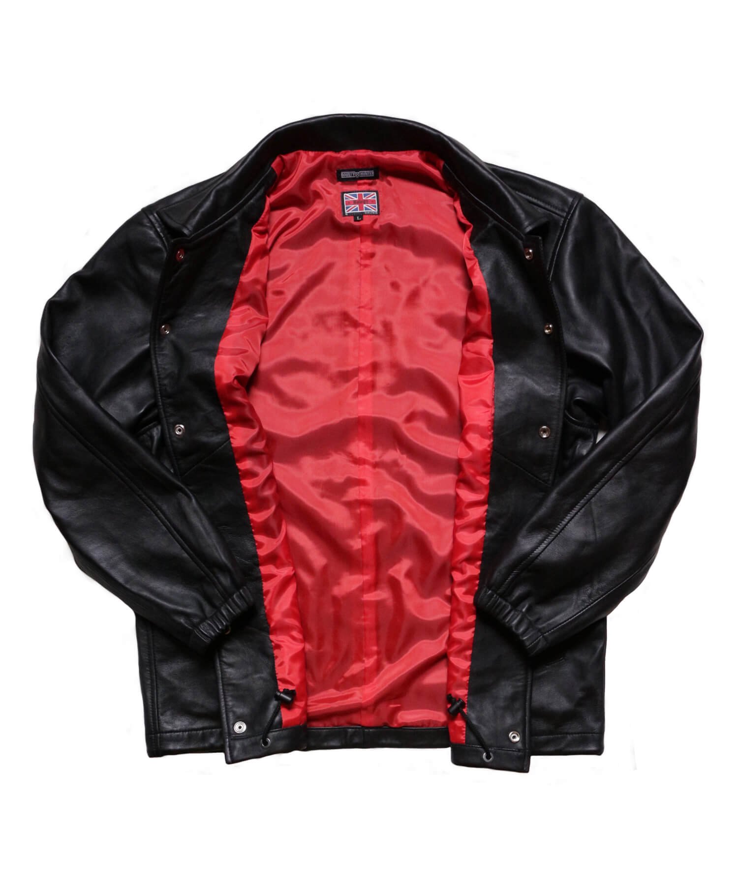 RALEIGH / ラリー（RED MOTEL / レッドモーテル） ｜RALEIGH x BOUNTY HUNTER “DAWNING OF A NEW ERA” LEATHER COACH JACKET (LDN1999)商品画像2