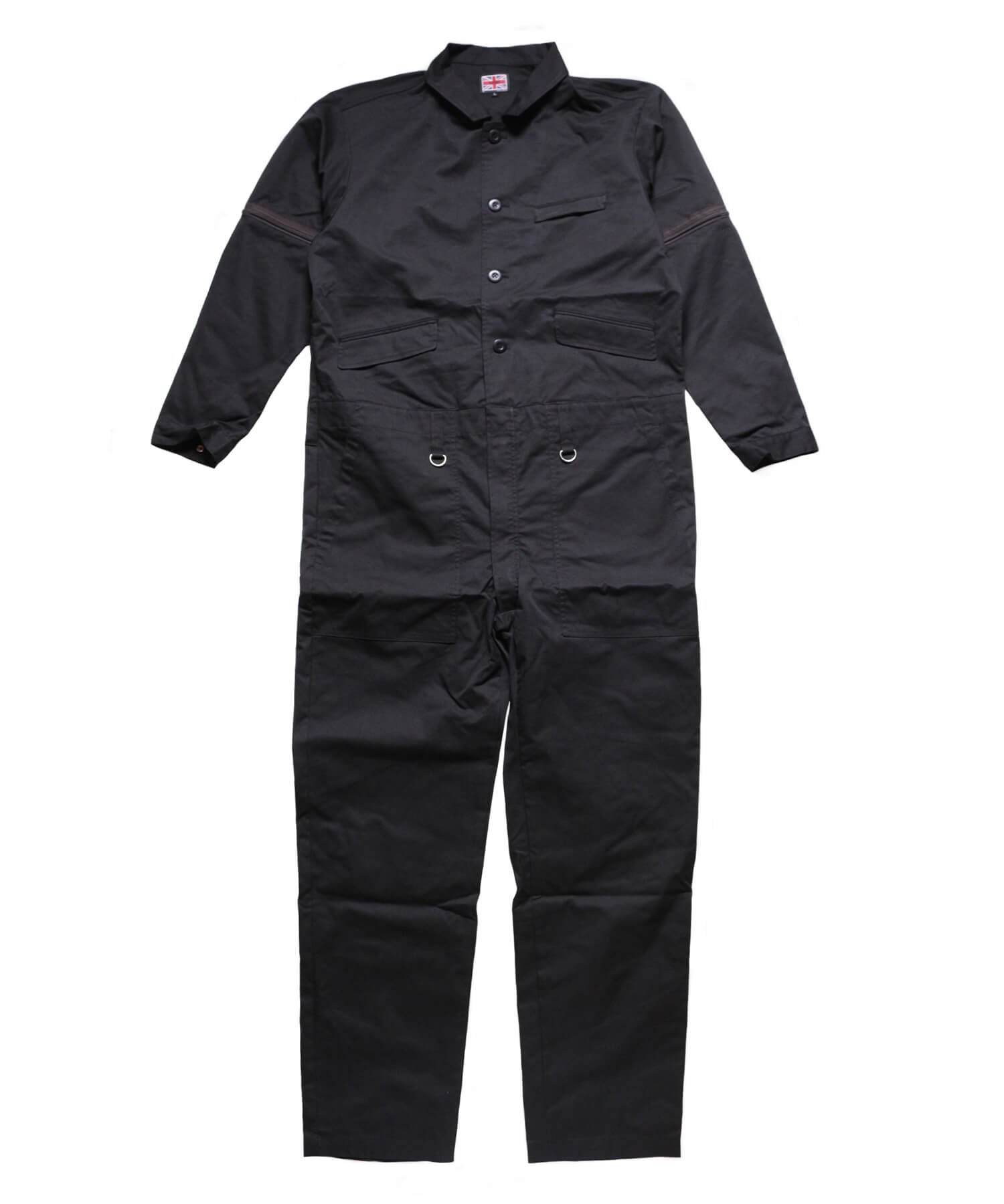 RALEIGH / ラリー（RED MOTEL / レッドモーテル） ｜  “TAKE A WALK ON THE WILD SIDE” TAILORED BOILERSUITS (BK)　商品画像