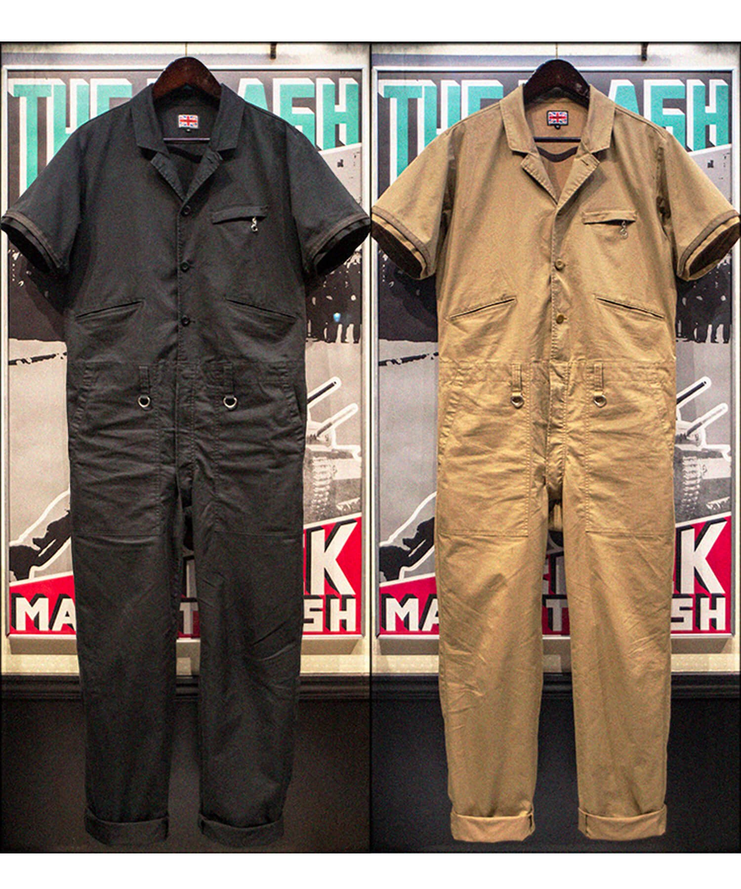 RALEIGH / ラリー（RED MOTEL / レッドモーテル） ｜ “TAKE A WALK ON THE WILD SIDE” TAILORED BOILERSUITS (BK)　商品画像15