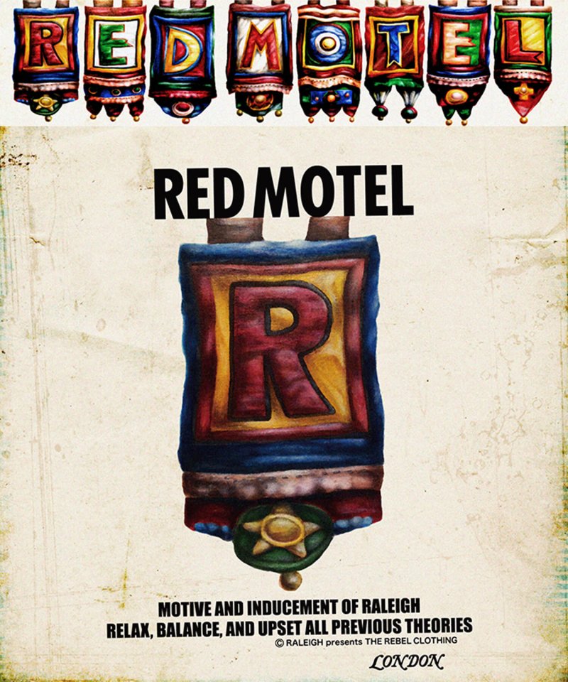 RALEIGH / ラリー（RED MOTEL / レッドモーテル） ｜ Symbolic of REDMOTEL ”ア〜ルの紋章” Red MOTE… (2021 Ver.WH)　商品画像5