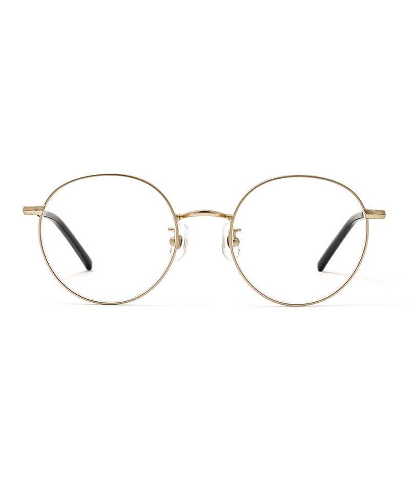 METAL ROUND FRAME GLASSES GOLD FRAME CLEAR