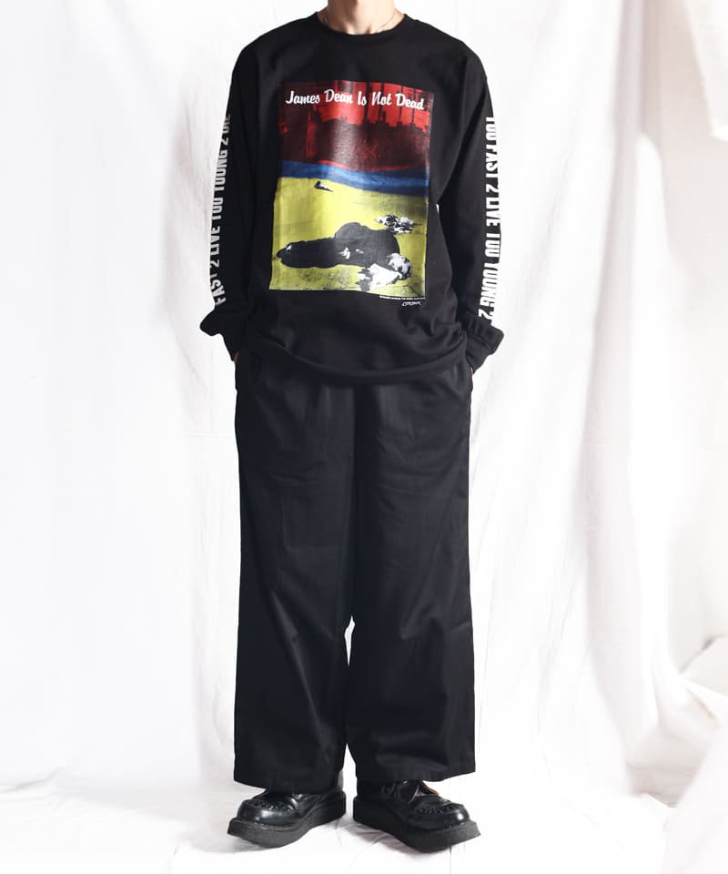 WIDE CHEF PANTS (BLACK)：ワイドシェフパンツ - セレクトショップ