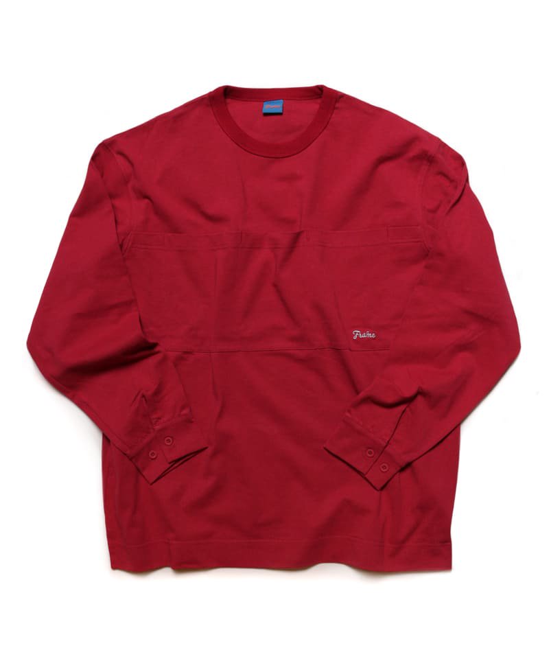 Frame switchwear / フレーム スウィッチウェア ｜ TOP SECRET LONG T-SHIRT (RED)商品画像