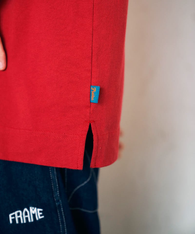 Frame switchwear / フレーム スウィッチウェア ｜TOP SECRET LONG T-SHIRT (RED)商品画像19
