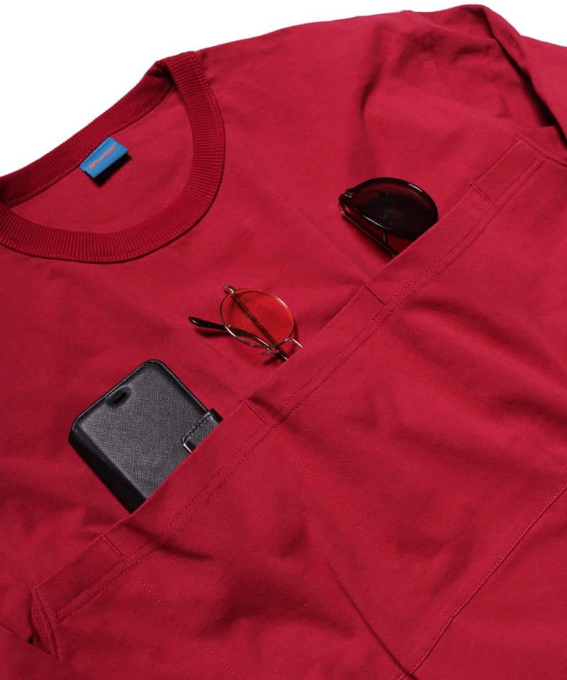 Frame switchwear / フレーム スウィッチウェア ｜TOP SECRET LONG T-SHIRT (RED)商品画像6