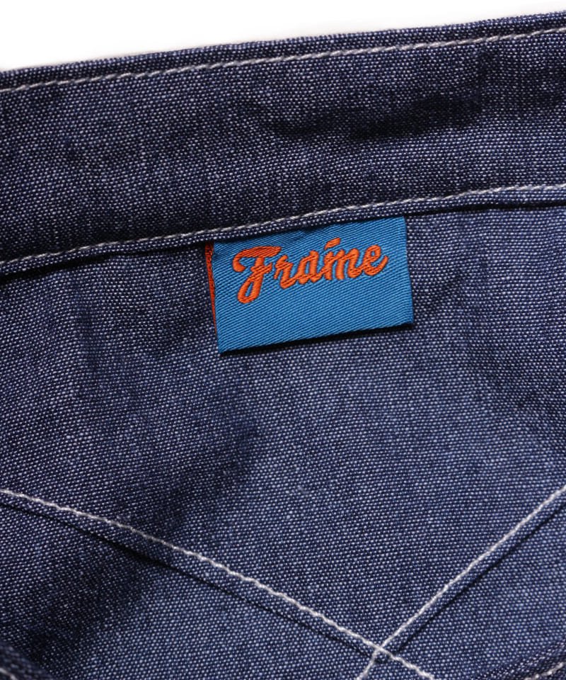 Frame switchwear / フレーム スウィッチウェア ｜DOUBLE PLEATS SHIRT (DENIM BLUE)商品画像5