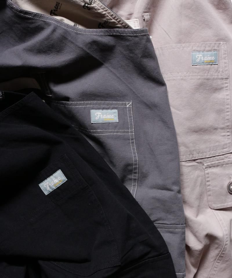 Frame switchwear / ե졼 å CANVAS OVERALL (LIGHT GRAY)ʲ24