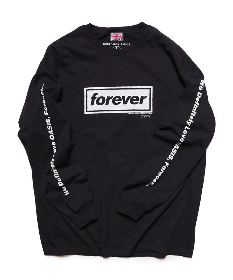 RALEIGH / ラリー（RED MOTEL / レッドモーテル） ｜ “We Definitely Love Oasis, Forever…” L/S T-SHIRTS (LDN1996/BLACK)商品画像
