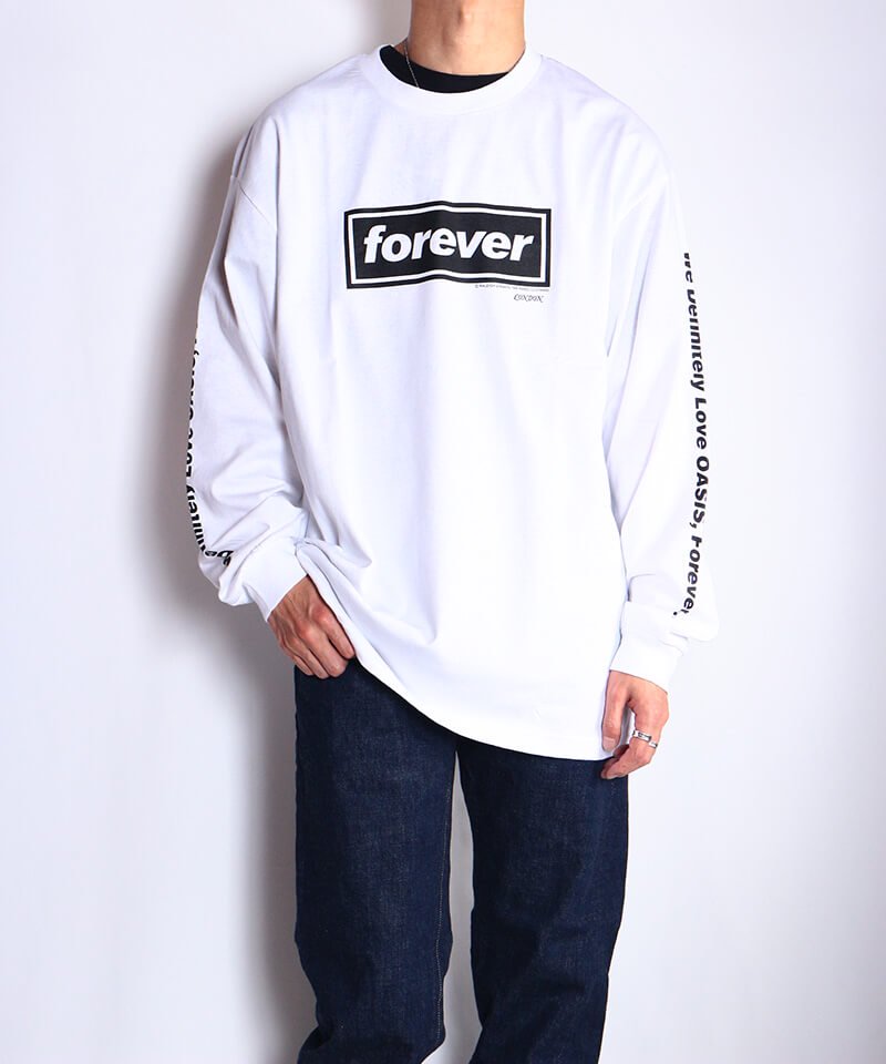 RALEIGH / ラリー（RED MOTEL / レッドモーテル） ｜“We Definitely Love Oasis, Forever…” L/S T-SHIRTS (LDN1996/WHITE)商品画像8