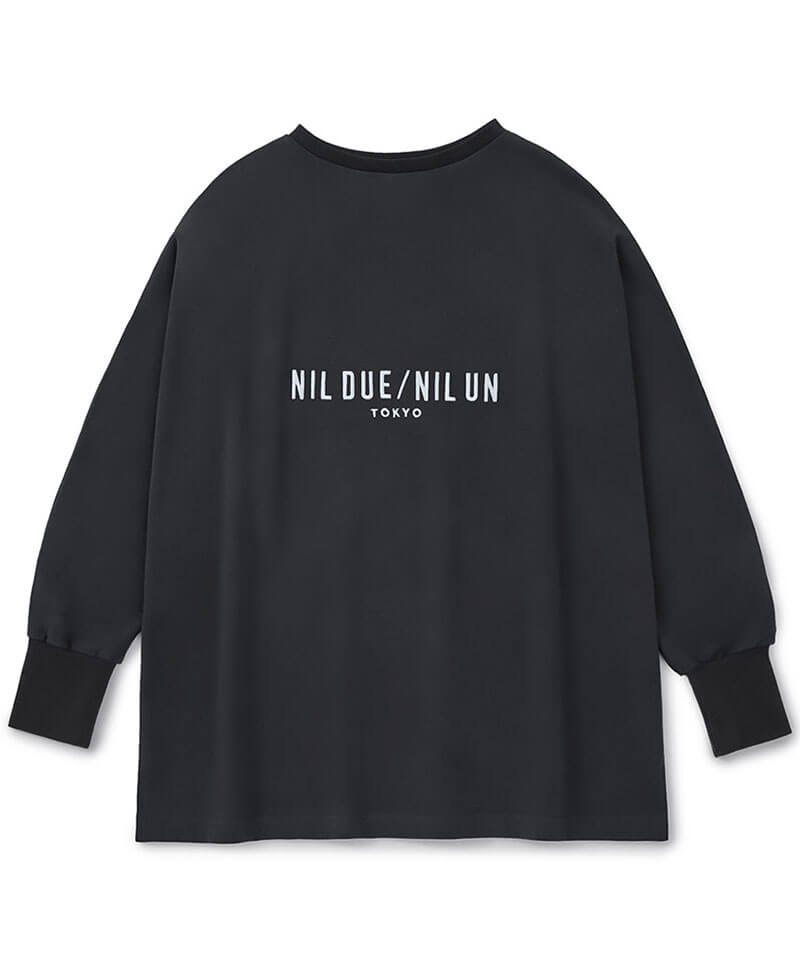 LONG SLEEVE EMBROIDERY TEE (CHARCOAL GRAY) - セレクトショップ